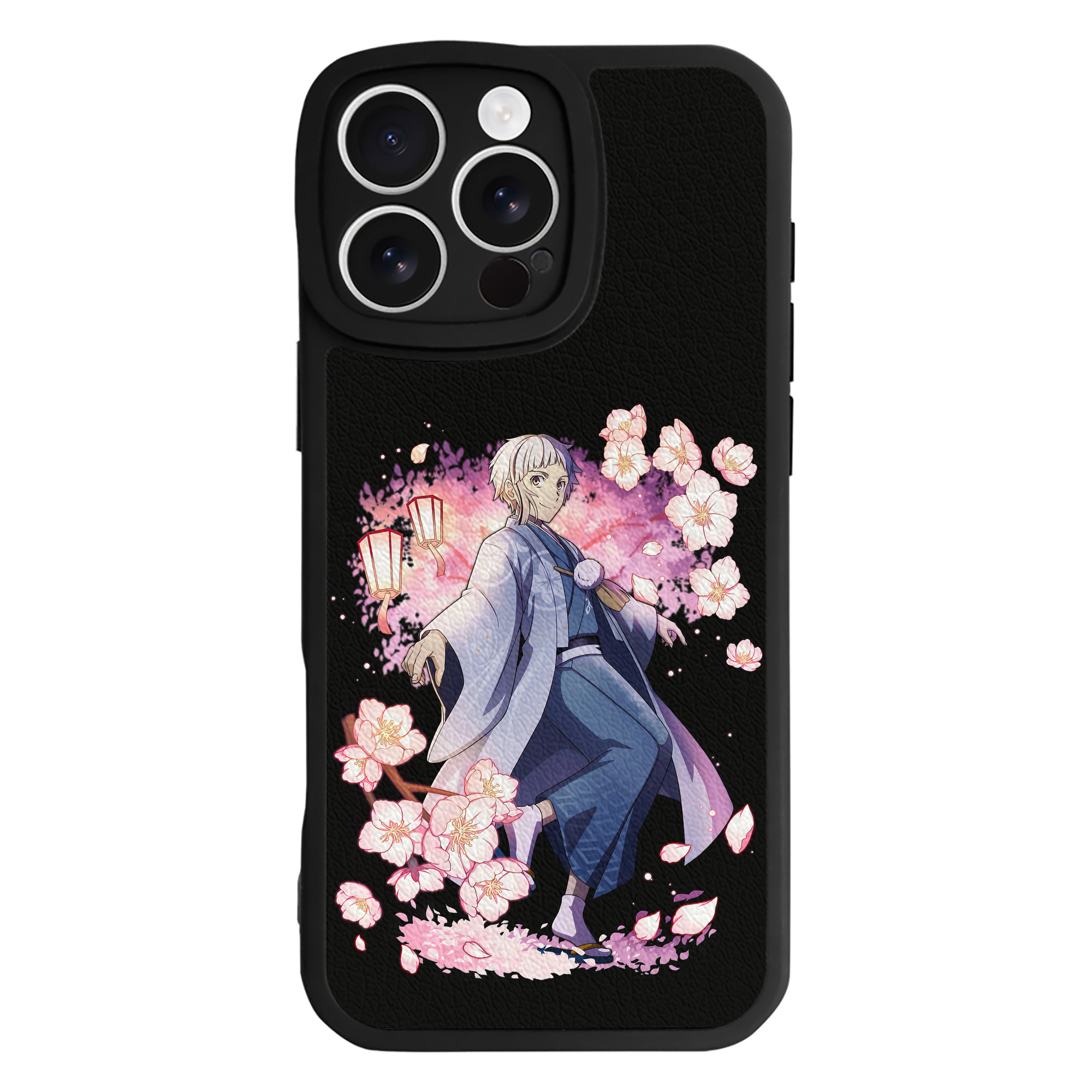 （画像用） 文豪ストレイドッグス Bungo Stray Dogs 【iPhone 16シリーズ対応】シリコンスマホケース（レザー調） 材質：シリコン